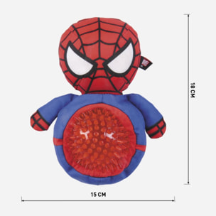 Peluche con mordedor para perros diseño spiderman