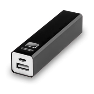 Batteria portatile da 2200 mAh. Uscita USB. Ingresso microUSB