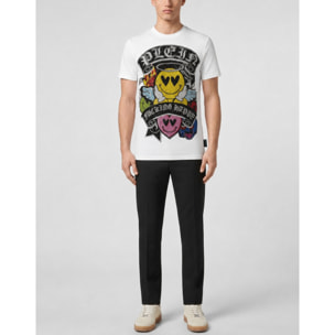PHILIPP PLEIN T-shirt girocollo a maniche corte SMILE
