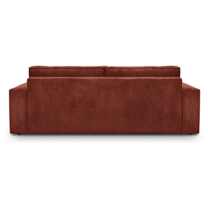 Canapé convertible 3 places en velours côtelé - HARPER