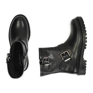 Bikers neri in pelle