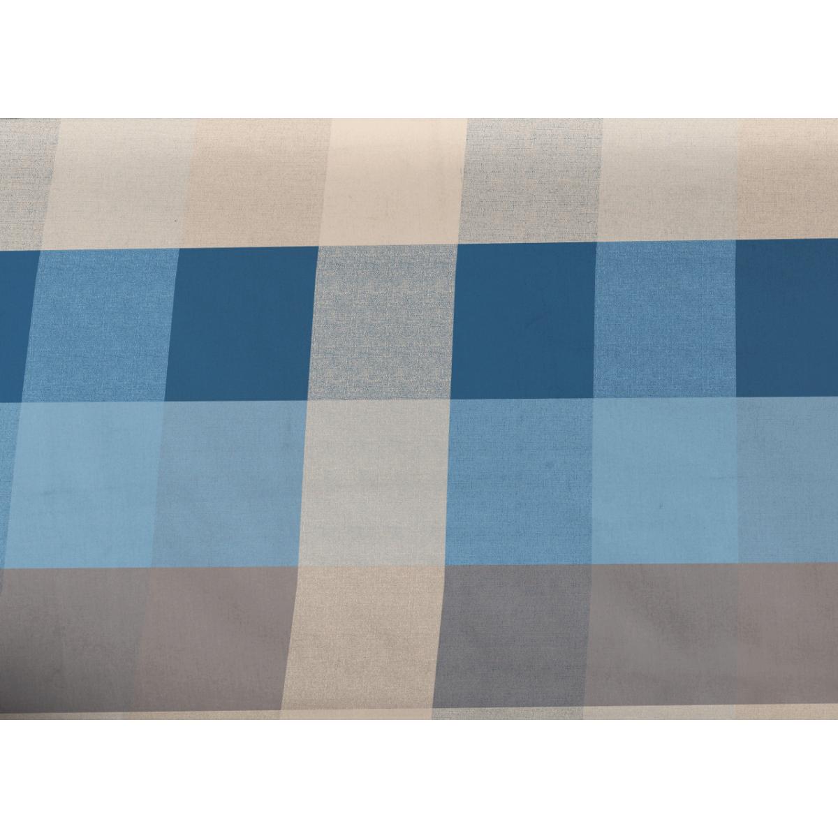 Completo Lenzuola 100% Cotone Scotland Azzurro