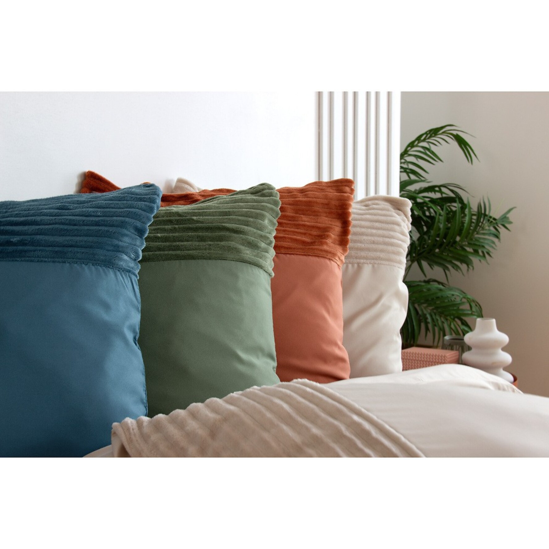 Parure housse de couette 3pcs 100% microfibre_paon 220x240 cm