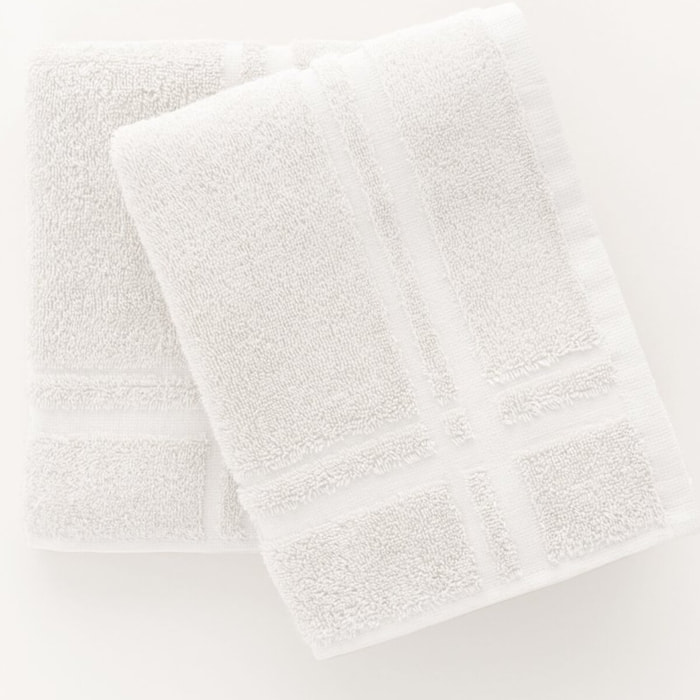 Pack de 2 torchons de cuisine (50x50) BLANC