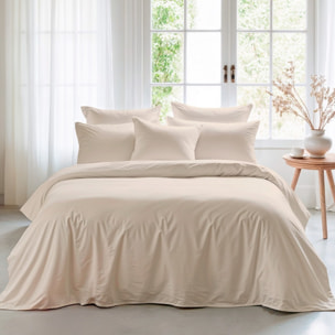 Funda nórdica 100% algodón 200 hilos lisa Arena