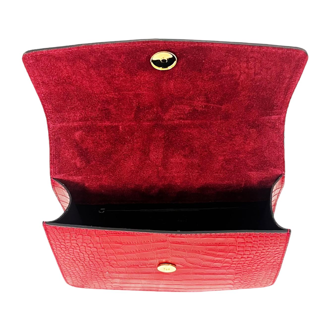 Bolso de mano Cheval Firenze Stella Rojo Oscuro