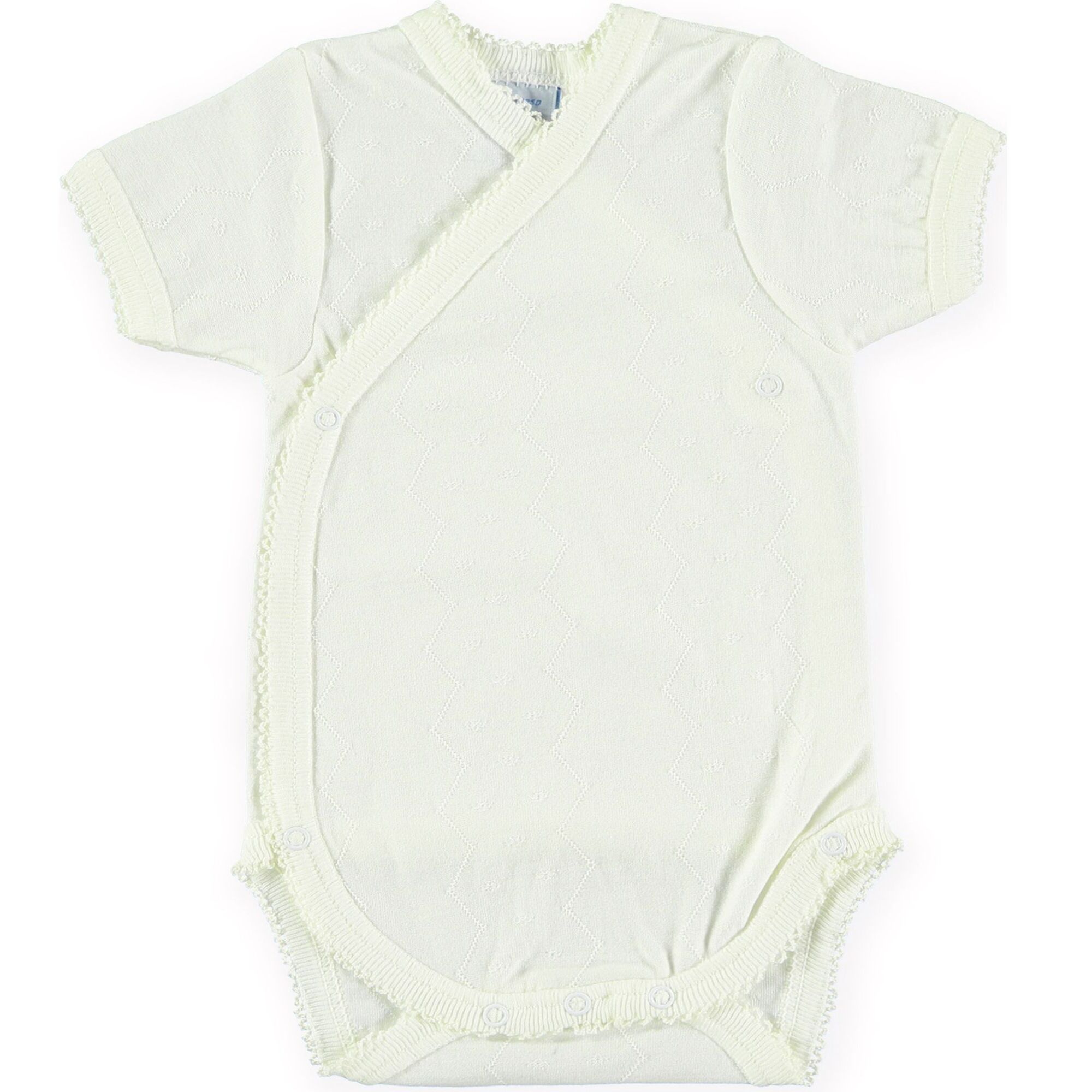 Body cruzado bebé manga corta algodón