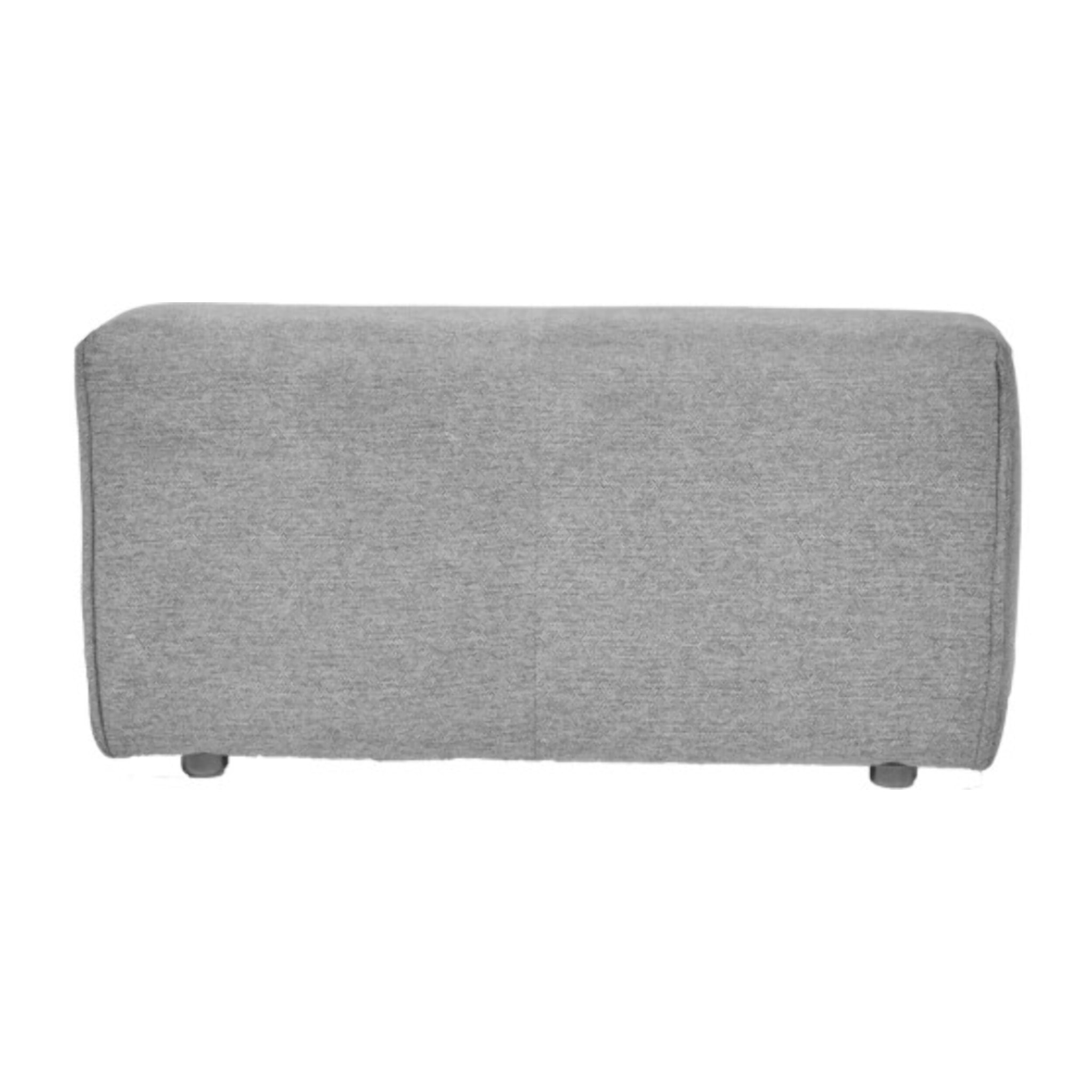 Accoudoir en tissu gris pour canapé modulable - FINN