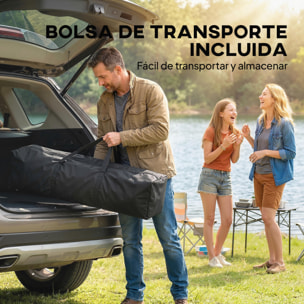 Carpa Plegable 3,5x3,5 m, Pop-up, Cenador Pabellón de Jardín con Doble Techo, Cierre Central, UPF50+, Altura Ajustable de 3 Niveles y Bolsa de Transporte, Gazebo para Fiestas, Exterior, Caqui