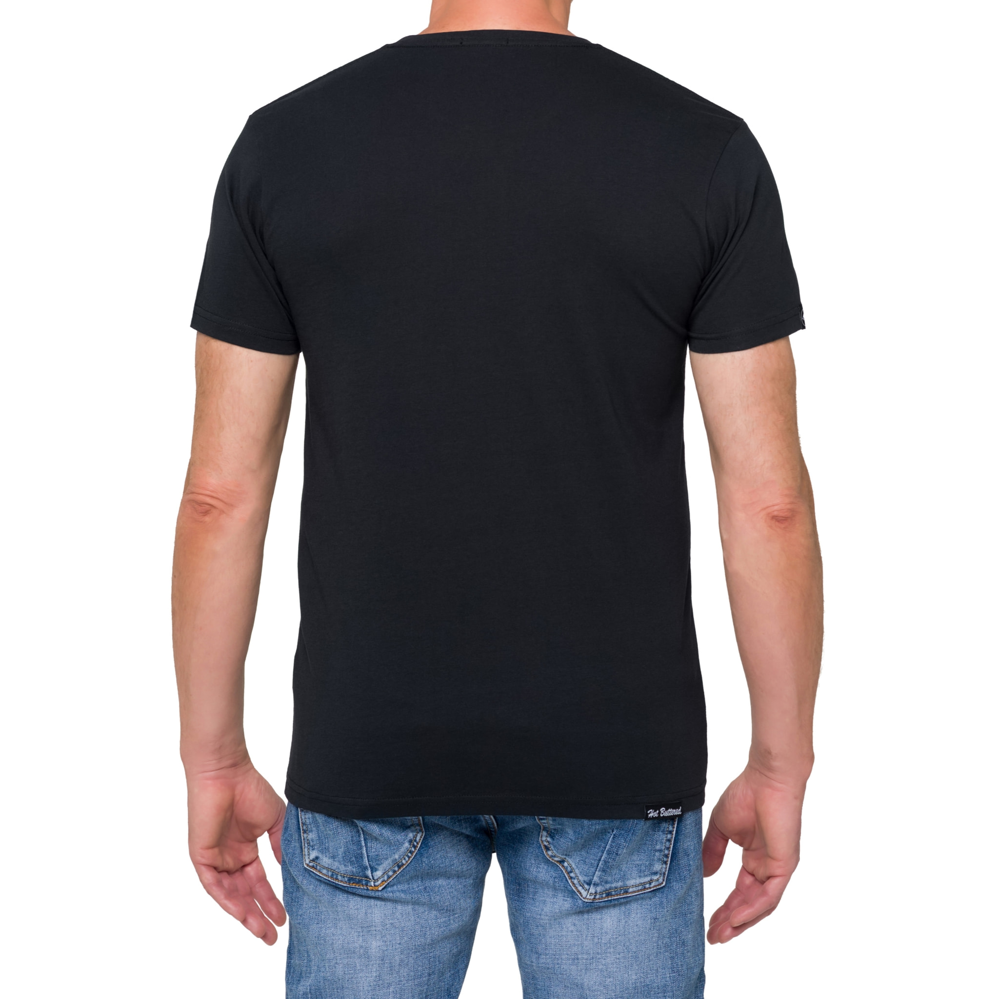 Camiseta de algodón 150 gr Hot Buttered Balian Negro