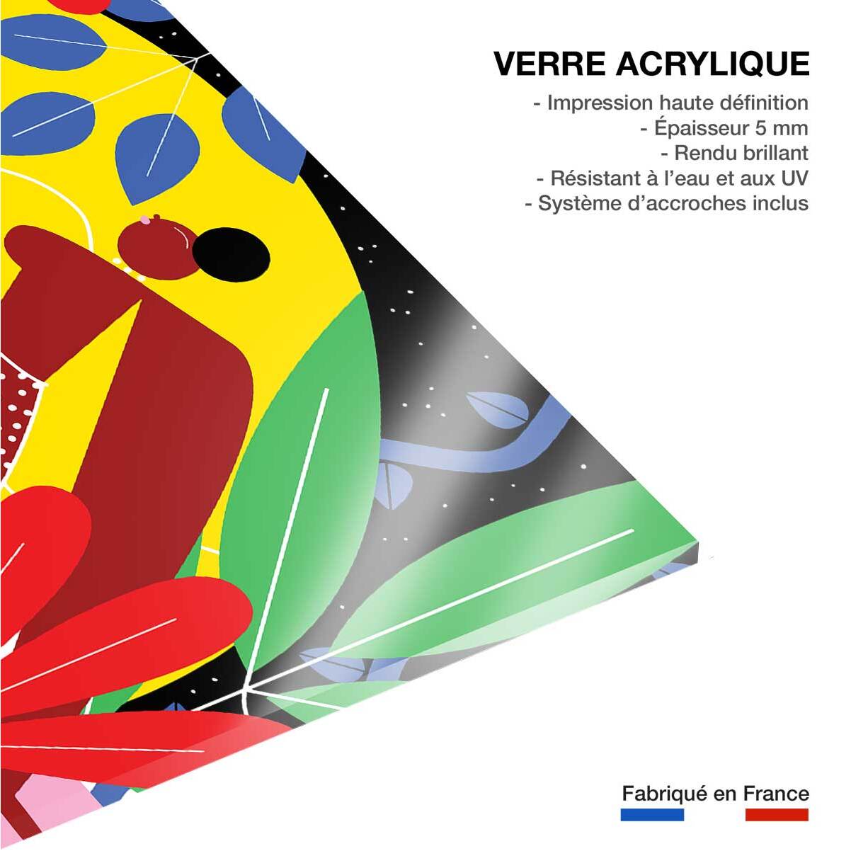 Tableau collage all be feminist Tableau plexiglas