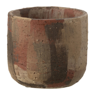J-Line cache-pot Miltos - céramique - mix - small - Ø 15 cm