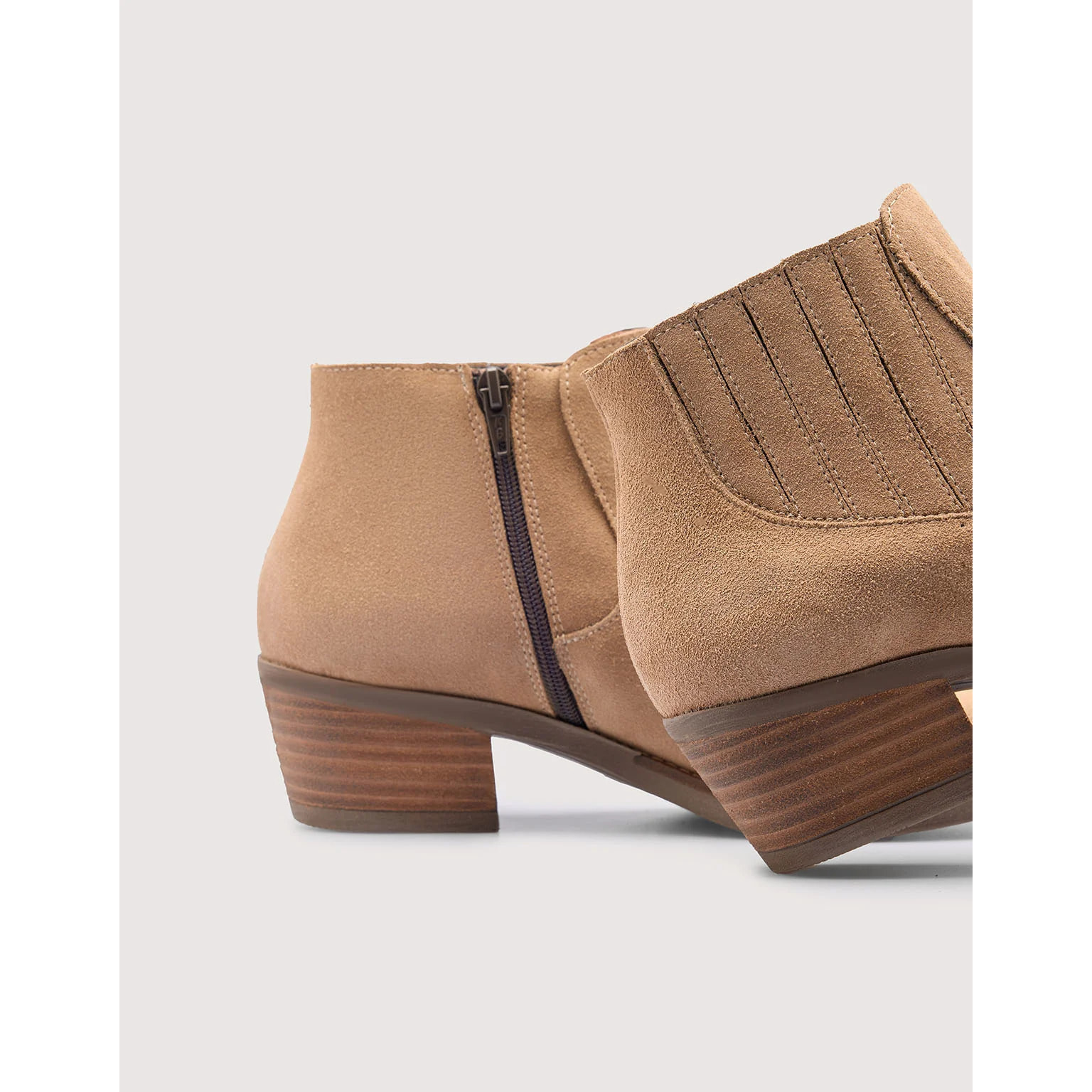 Botín Serraje Beige - Tex