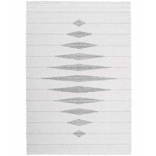 Tappeto Moderno Soggiorno Salotto Avorio Grigio Chiaro