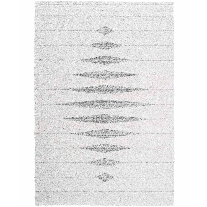 Tappeto Moderno Soggiorno Salotto Avorio Grigio Chiaro