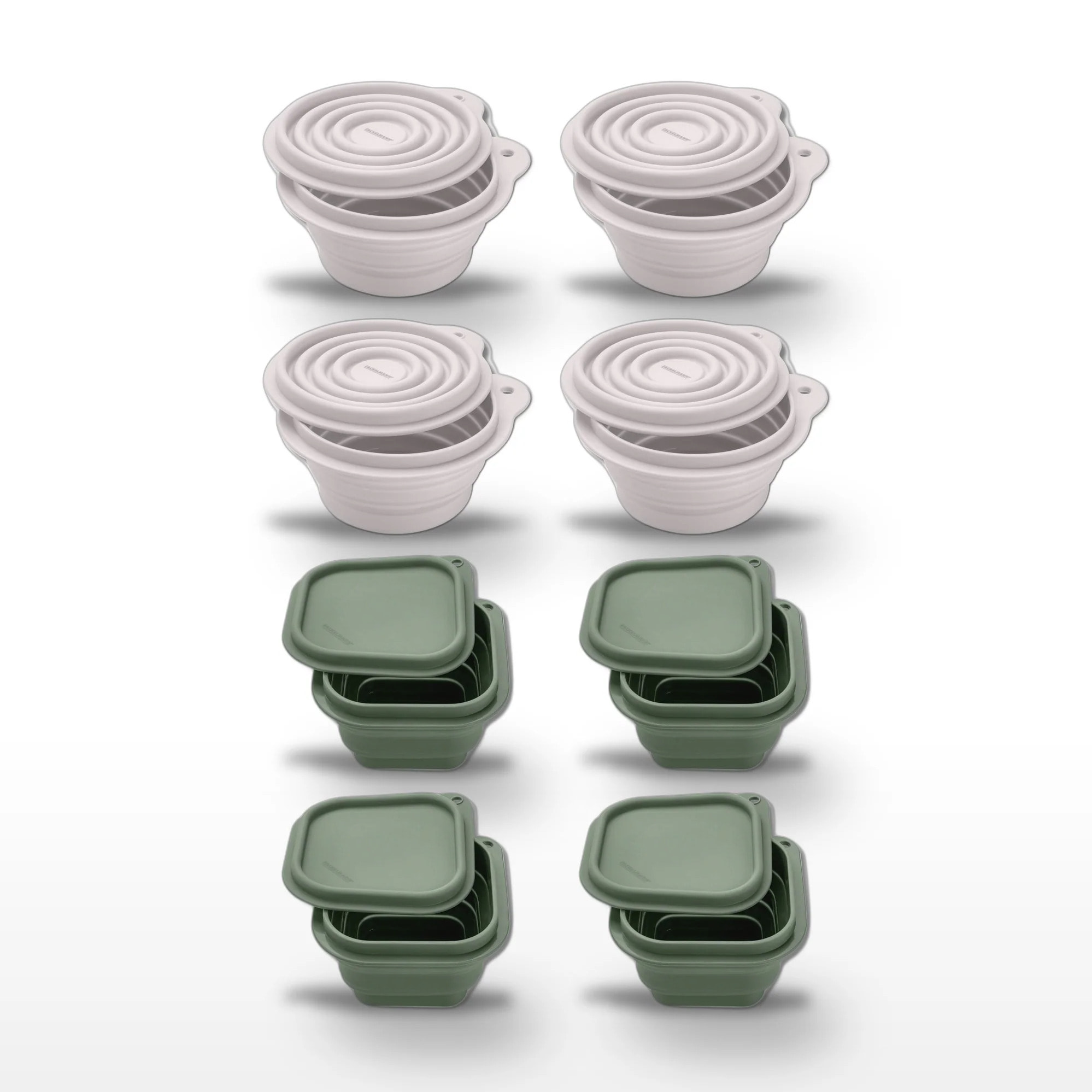 Lot de 8 lunch box 1 L avec 8 ustensiles de cuisine Fackelmann Storage