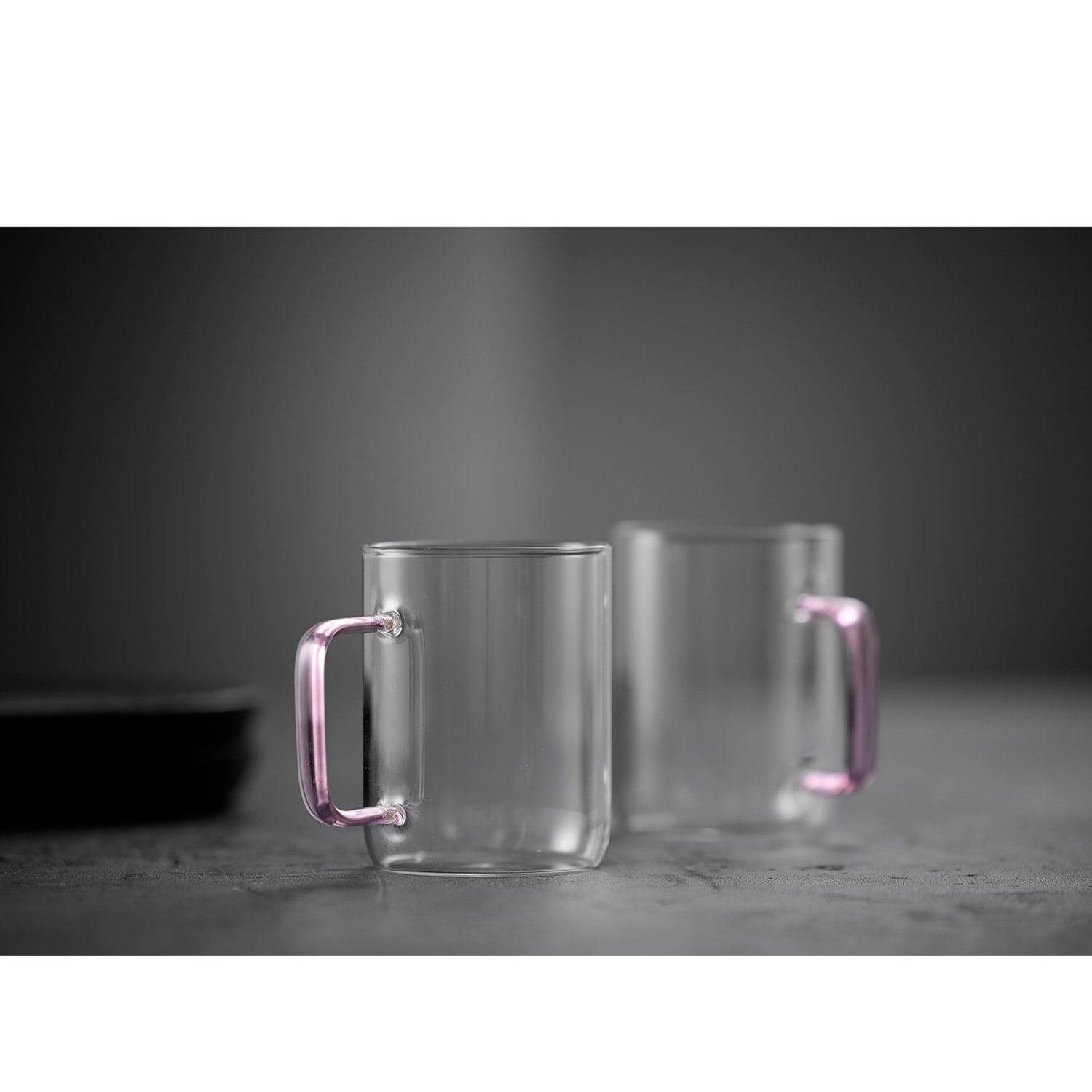 Set de 2 mugs en verre Torino 40cl