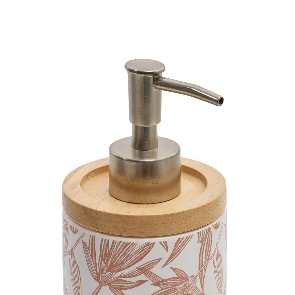 Distributeur de savon Bloom rond 400ml rose