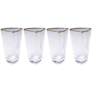 Verres hauts Hommage set de 4 Kare Design