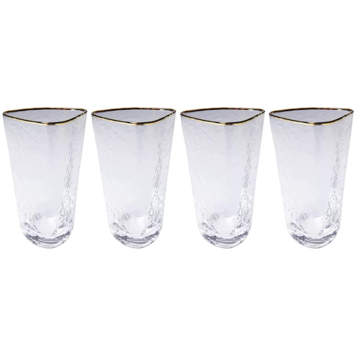 Verres hauts Hommage set de 4 Kare Design