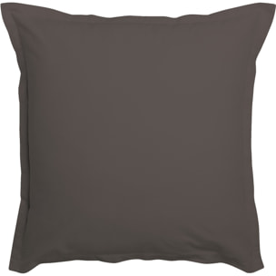 Lot De 2 Taies D'oreiller 100% Coton 57fils Bleu Imperial