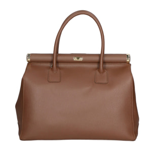 Borsa a mano da donna - Modello Aleria - Vera pelle - 35.0 x 26.0 x 16.0 cm