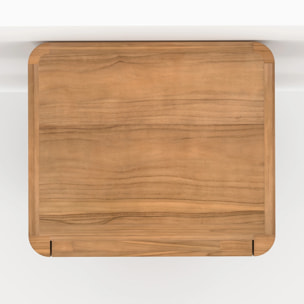 Colonne de salle de bain en bois de teck - Auguste