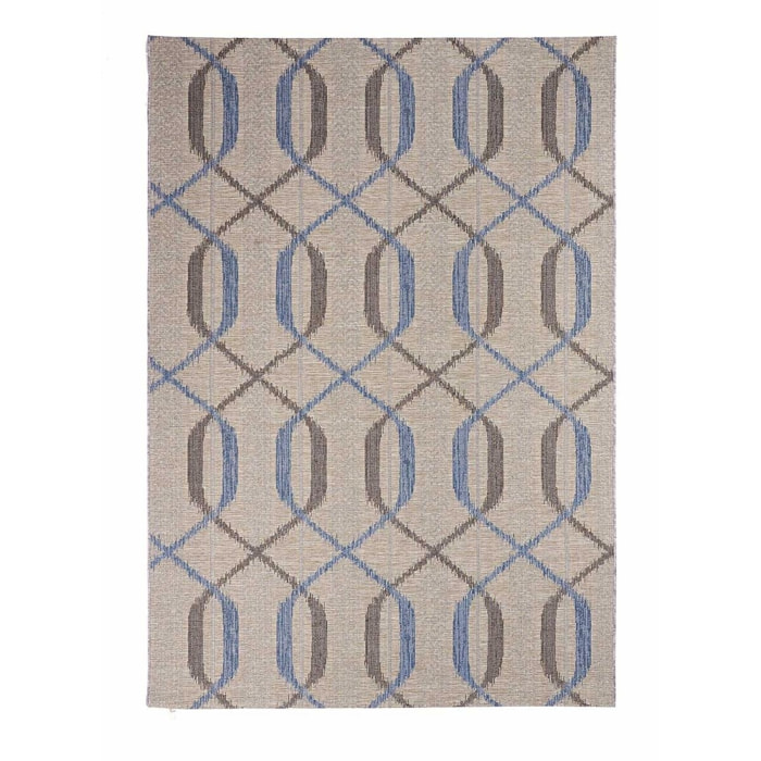 Tapis extérieur tissé kilim rectangle MABO