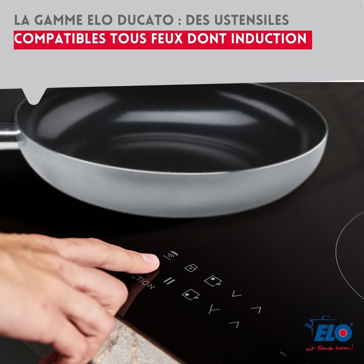 Poêle tous feux sans PFAS Elo Ducato