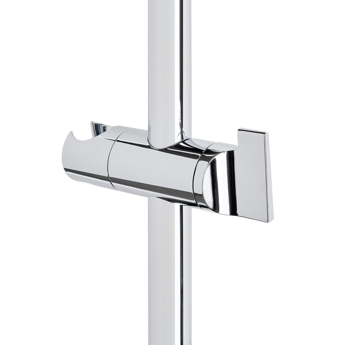 Set de douche rond - 4 fonctions - débit 11,28 l/min - garantie 5 ans - chrome (SATSS41)