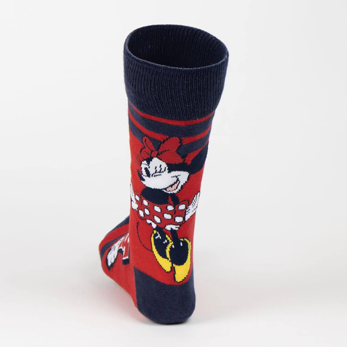 Calcetines diseño minnie rojo