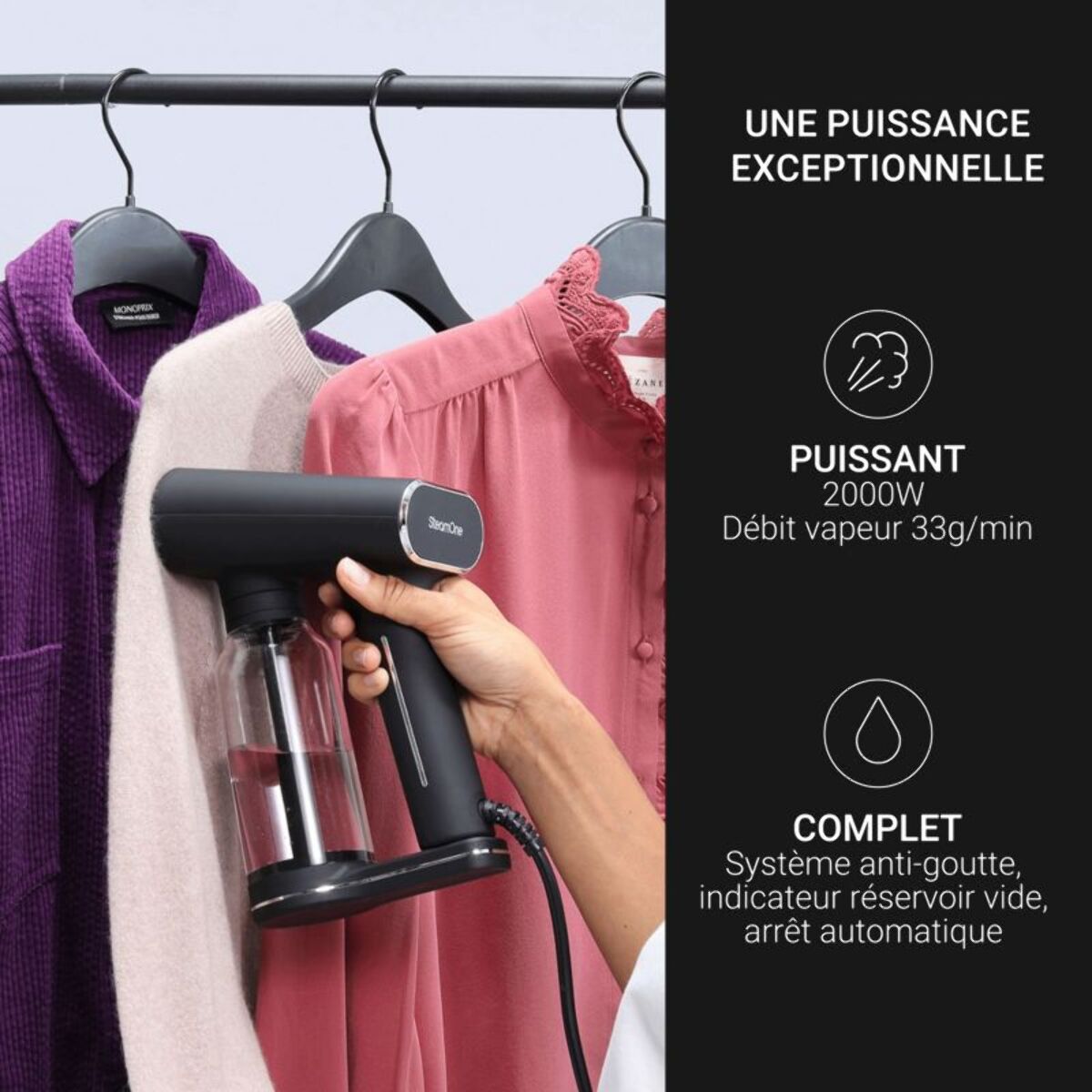 Défroisseur vapeur STEAMONE EUXL400 Karl XL V2