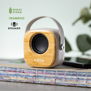 Altavoz nature bambú Bluetooth 5.0 . Potencia Sonido 3W. Batería 500 mAh