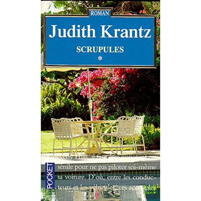 KRANTZ, JUDITH | SCRUPULES T1 | Livre d'occasion