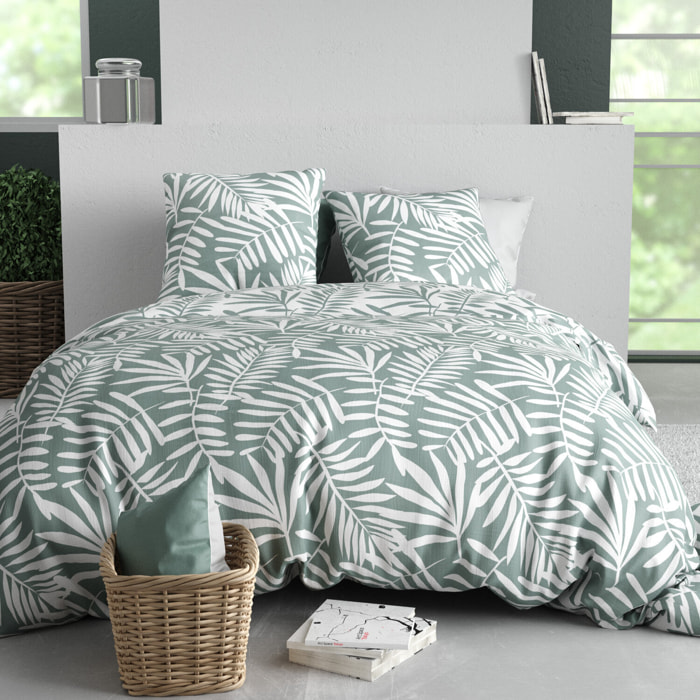 Parure housse de couette 3pcs polycoton riga