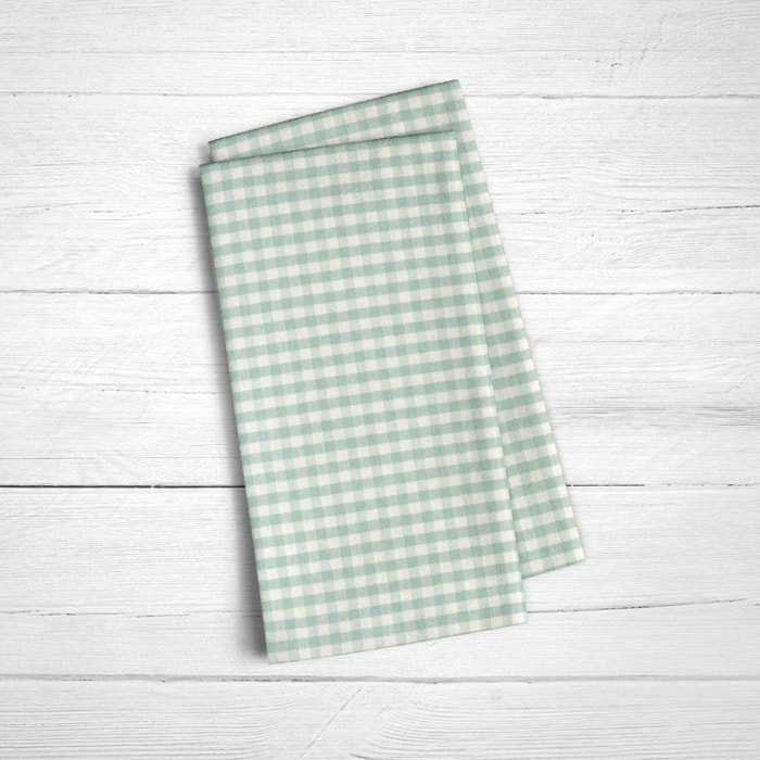 Pack de 2 serviettes Carreaux 50-12 - 45x45 cm
