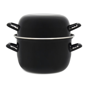 Marmite à moules noire 18cm