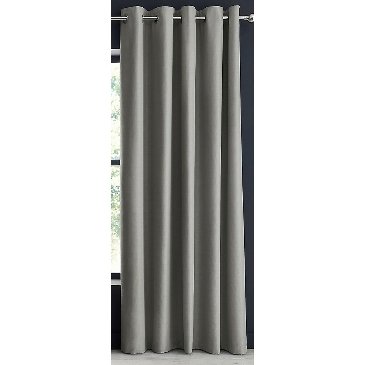 Rideau uni Occultant 100%polyester