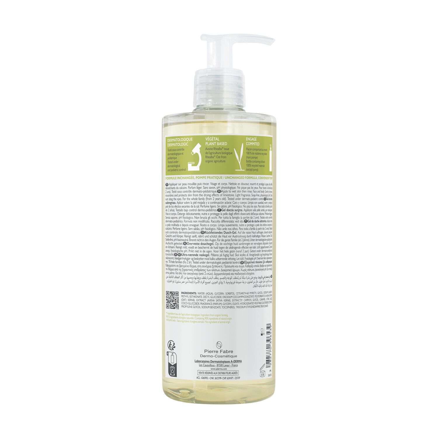 Les Indispensables - Gel Douche Surgras Peaux Fragiles Sèches