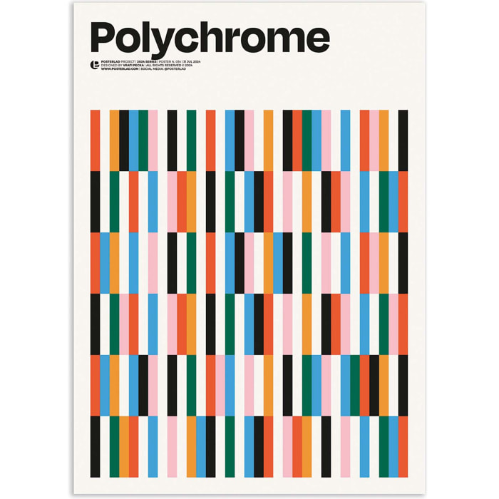 Affiche - Polychrome - Posterlad