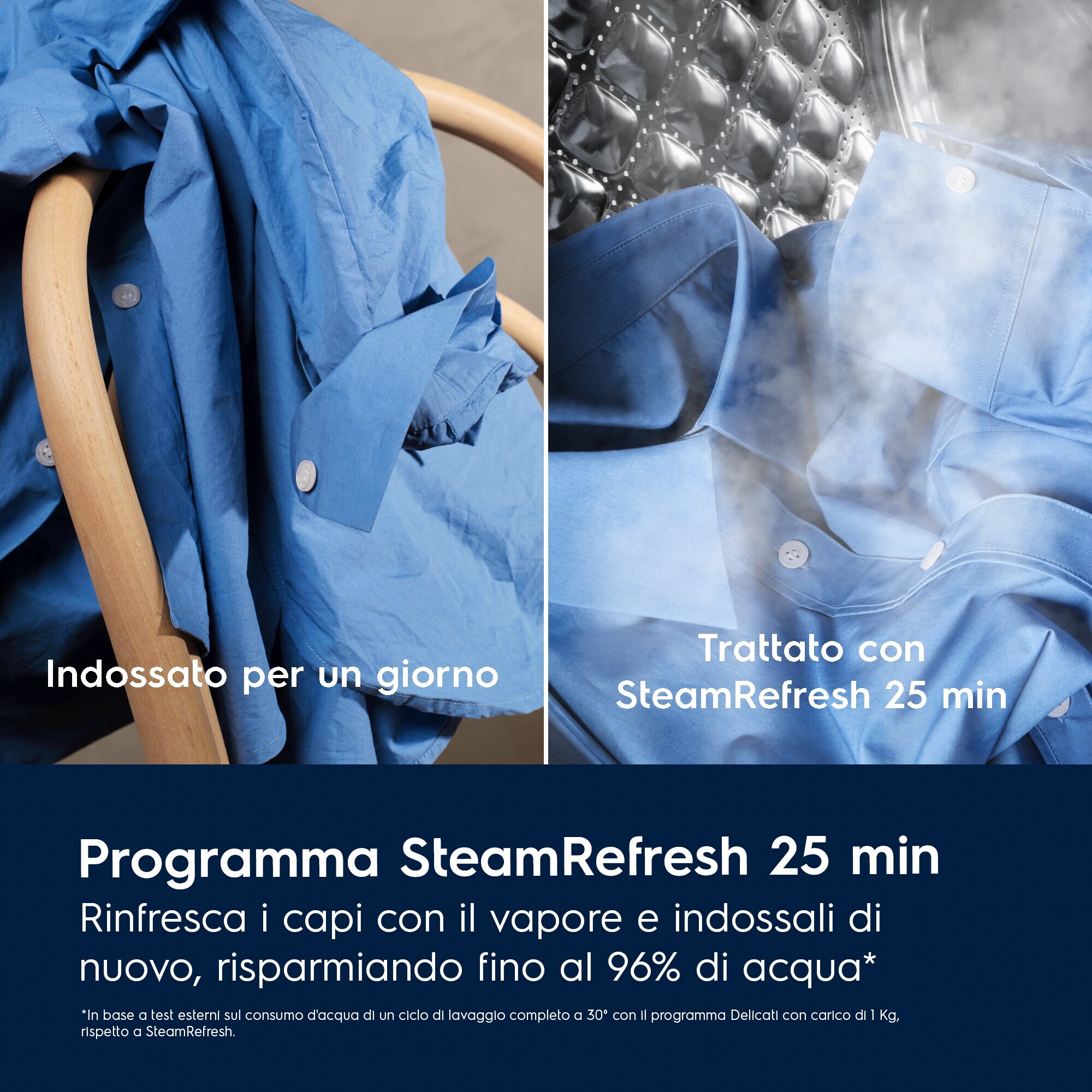 Electrolux Lavatrice serie 700 SteamCare Autodose 11 kg EW7F511GQ