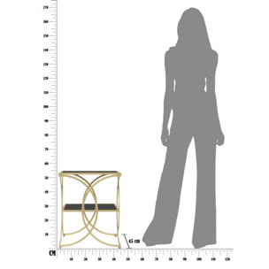 TAVOLINETTO DOUBLE CHARME1921 BICOLORE
