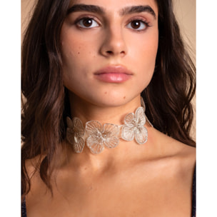 Choker de malla con estrella.