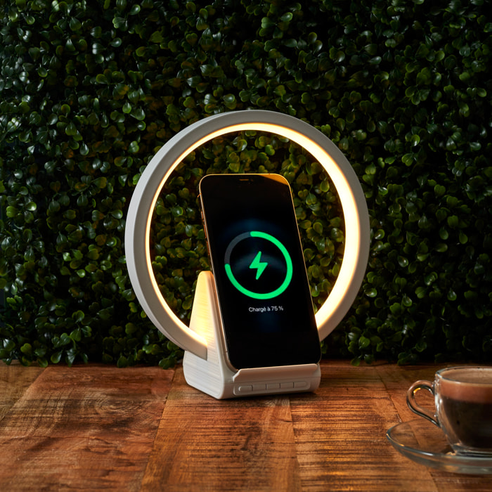 Lampe Chargeur Induction Enceinte 5w