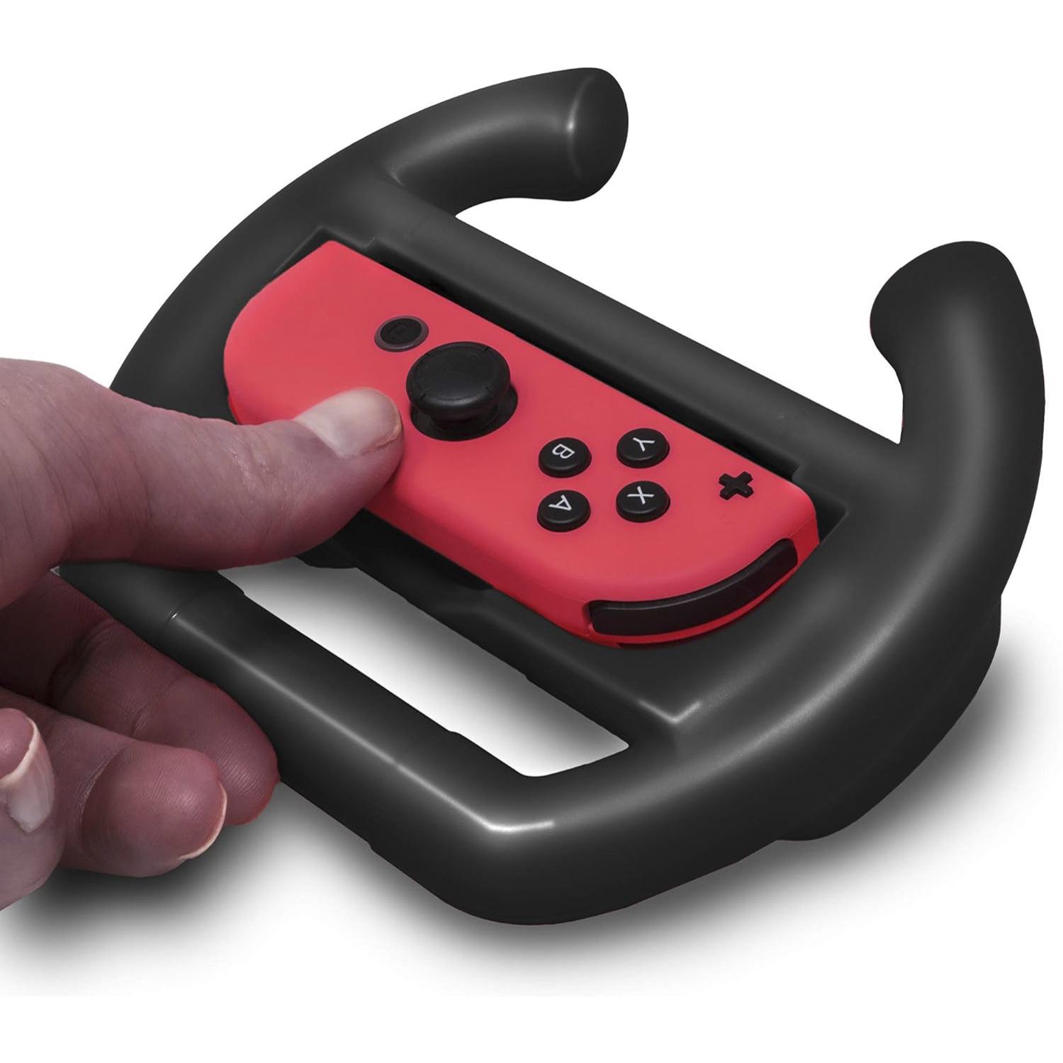 Volante Dobe per controller Switch Joy-Con. Include 2 unità.