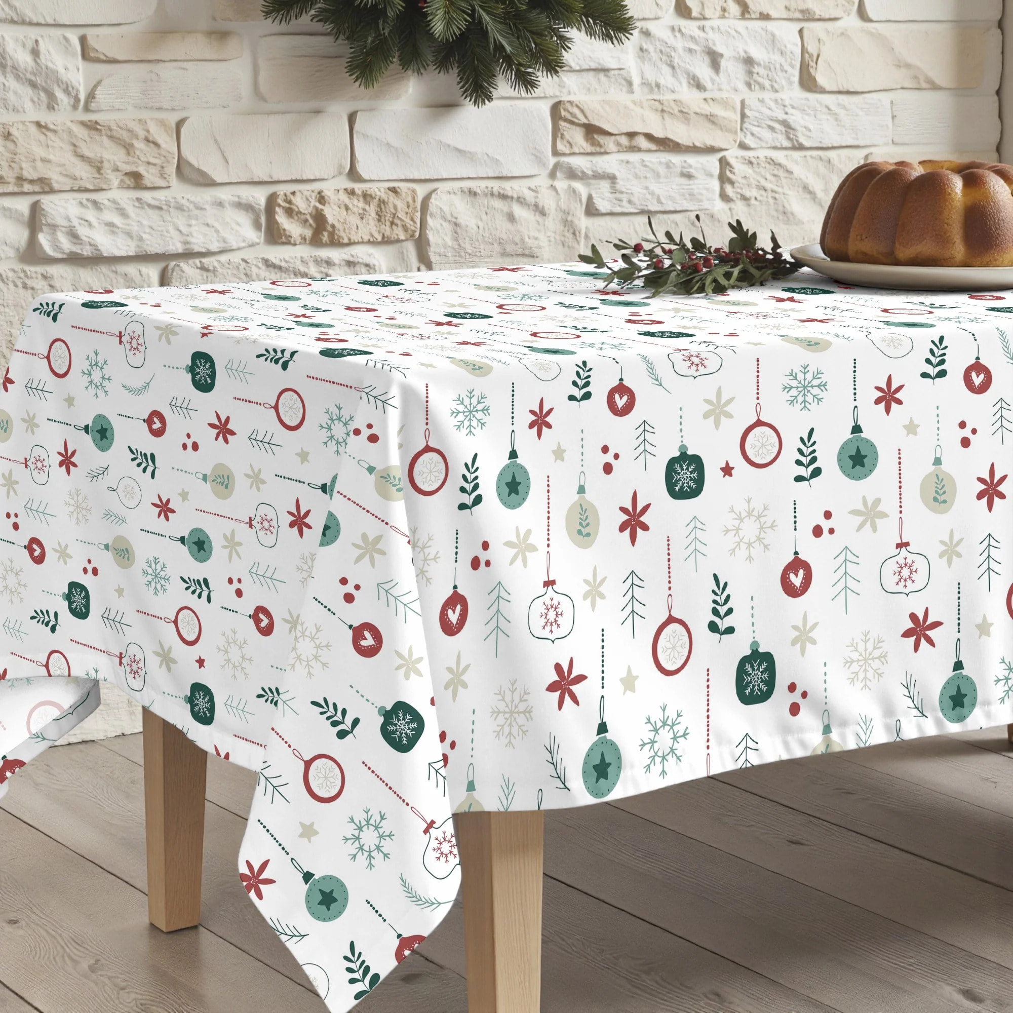 Nappe en résine Anti-tâches Merry Christmas 73