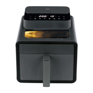 Freidora de aire JATA JEFR1270 de 5,8 litros. Digital. 6 programas de cocinado. Con ventana para ver los alimentos