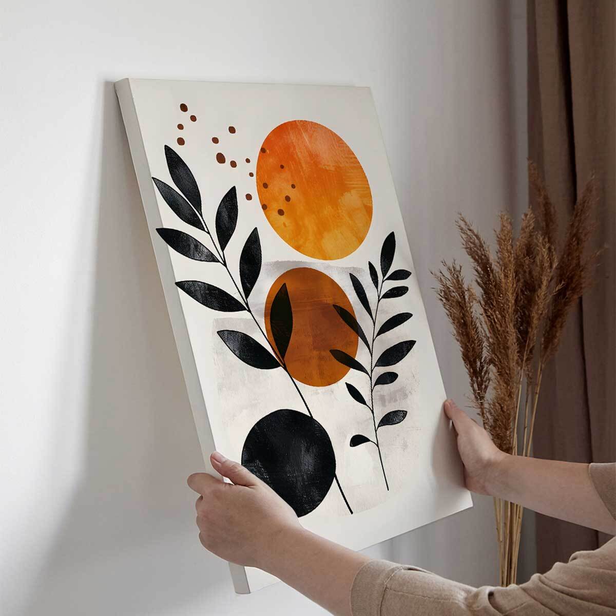 Tableau nature géométrique solaire Toile imprimée