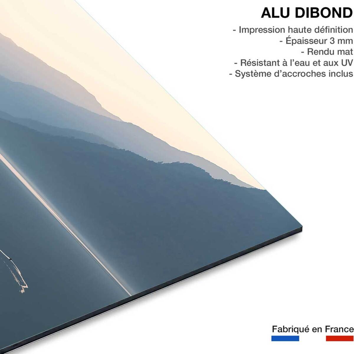 Tableau crépuscule Tableau alu Dibond