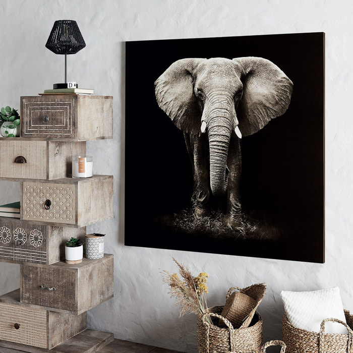 Lona estampada con diseño de Elefante 100X100